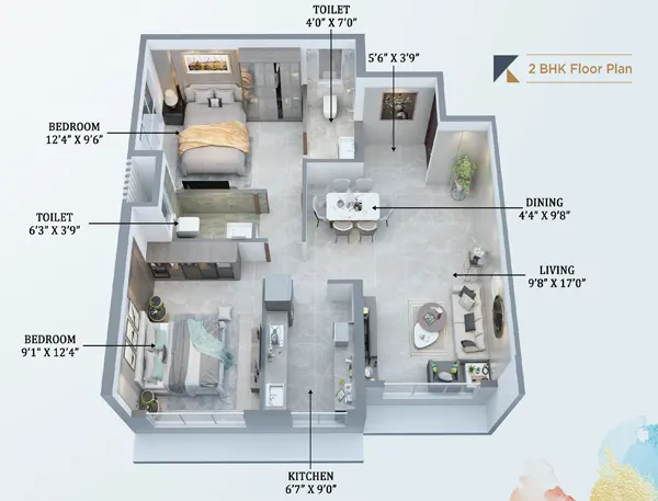 Kasturi Aurelia Panvel floor plan