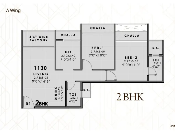4D Avinya Panvel floor plan