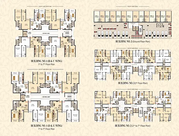 Gokuldham Taloja Ghot floor plan