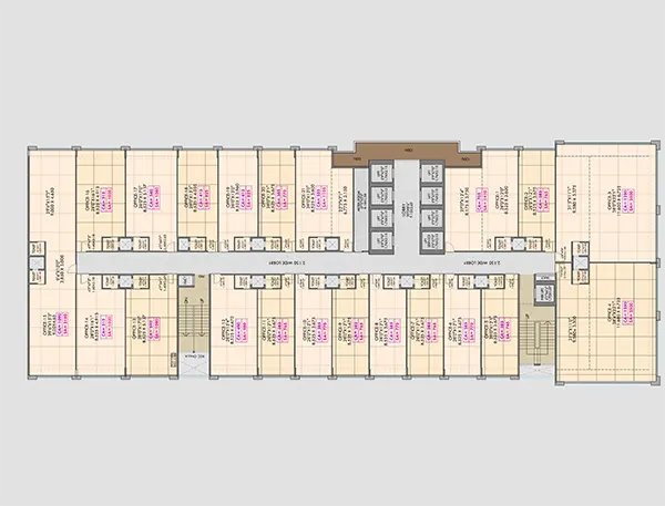 Aadya Business Park Turbhe floor plan