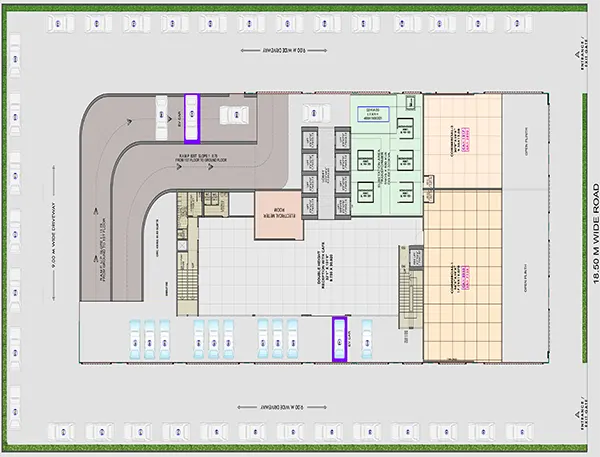 Aadya Business Park Turbhe floor plan