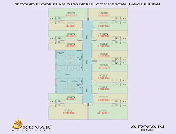 Aryan One Icon Nerul Commercial Project floor plan