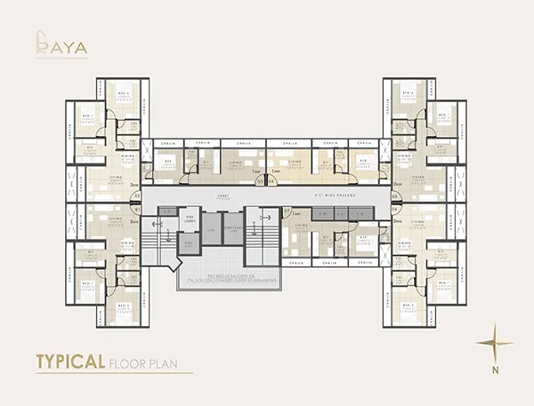 Raya Kharghar Project  floor plan