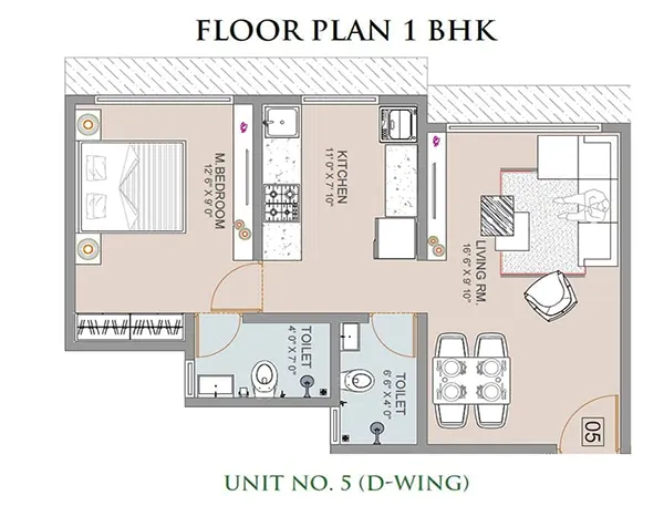 Ornate Rise Bhiwandi floor plan