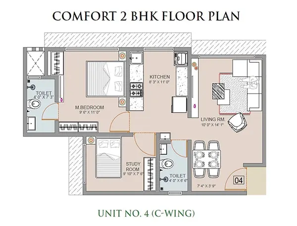 Ornate Rise Bhiwandi floor plan