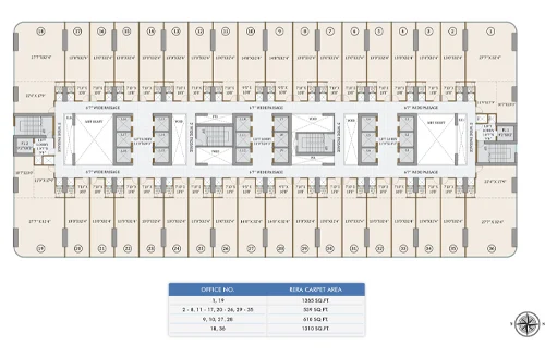 Kamdhenu Business District Turbhe floor plan