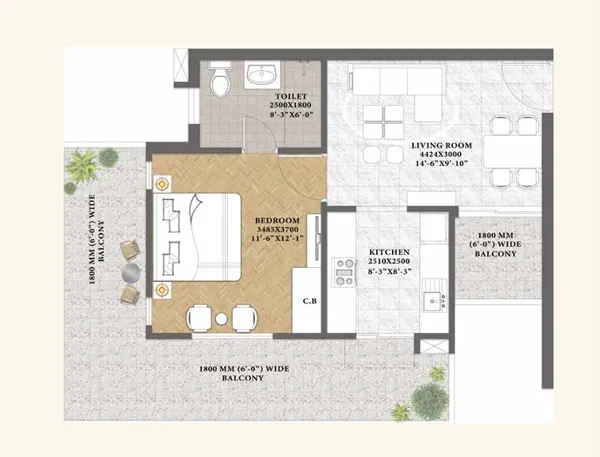 Haridwar One Project floor plan