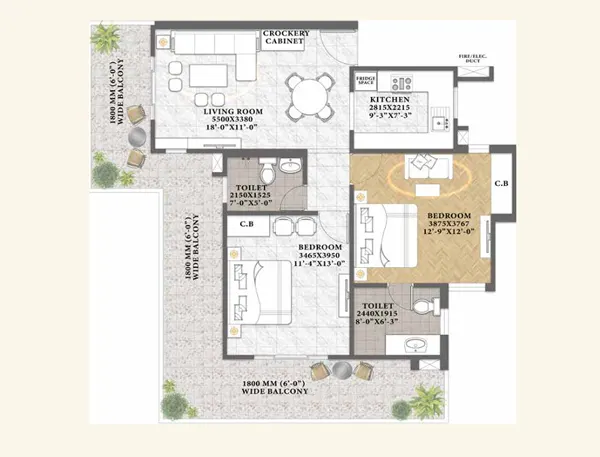 Haridwar One Project floor plan