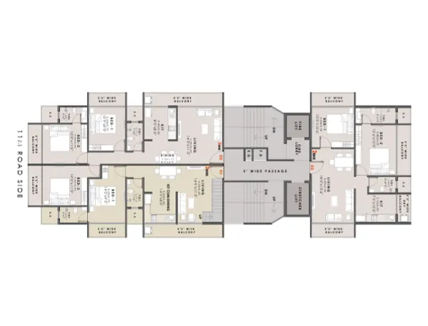 Anugraha Galaxia Sector 42 Seawoods floor plan