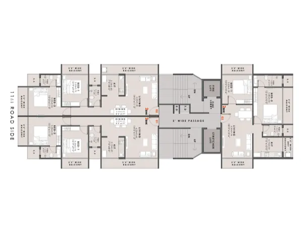 Anugraha Galaxia Sector 42 Seawoods floor plan