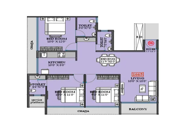 Welkin Imperial Kalamboli floor plan