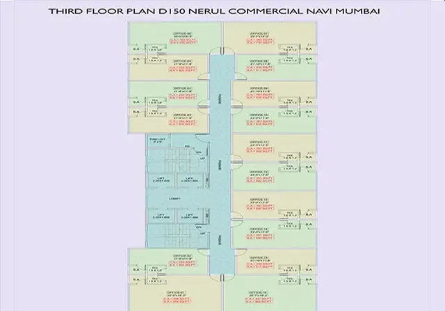 Aryan One Icon Nerul Commercial Project floor plan