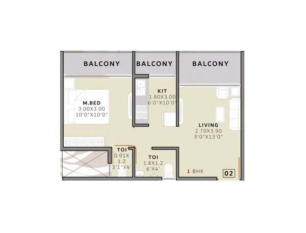 Shree Arjun Heights Ulwe floor plan