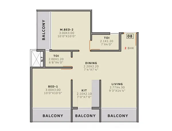 Shree Arjun Heights Ulwe floor plan