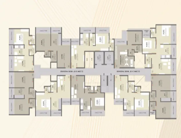 Shree Ganesh Plaza Pushpak Nagar floor plan