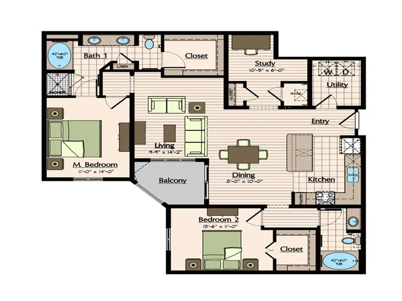 Godavari Project Kharghar floor plan (default)