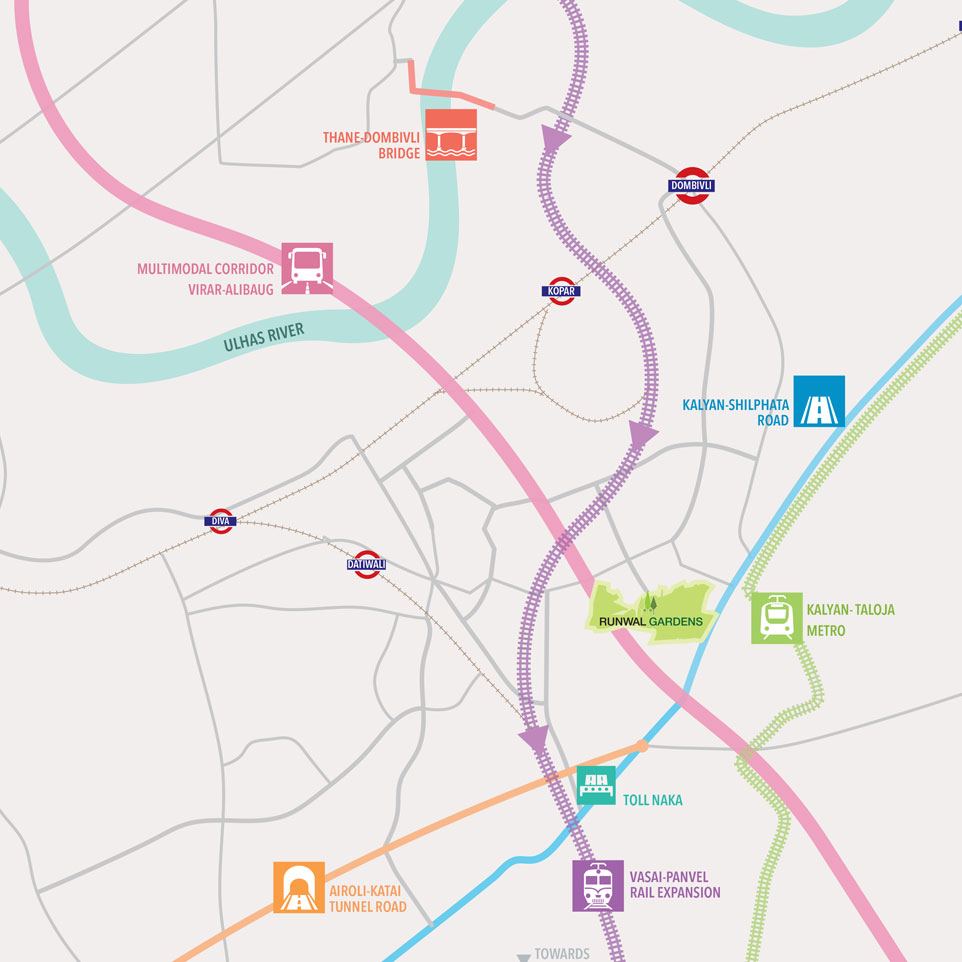 runwalgardens-dombivli location map runwalgardens-dombivli