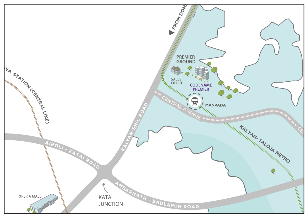 Lodha Codename Premier location map Lodha Codename Premier