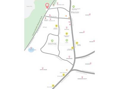 Sheth Victoria Towers Thane West Location Map