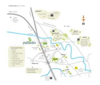 Vj Palladio Balewadi Central Pune Location Map