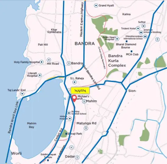 lnt Island Cove Mahim Location Map
