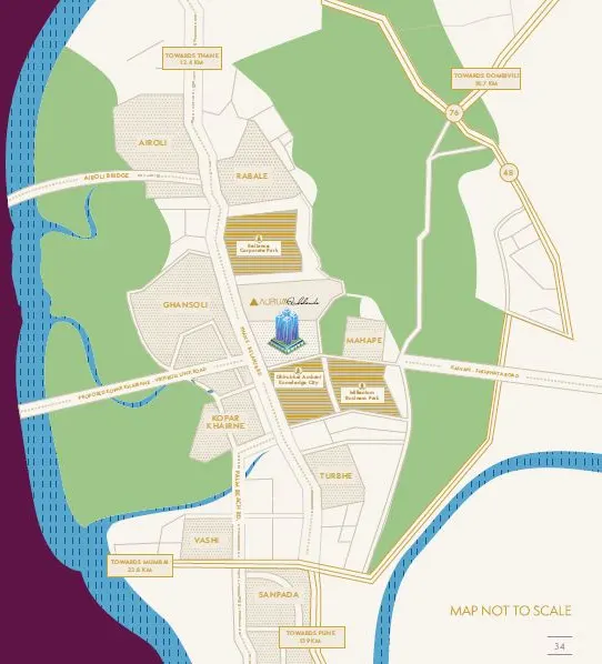 Aurum Q Islands Location Map