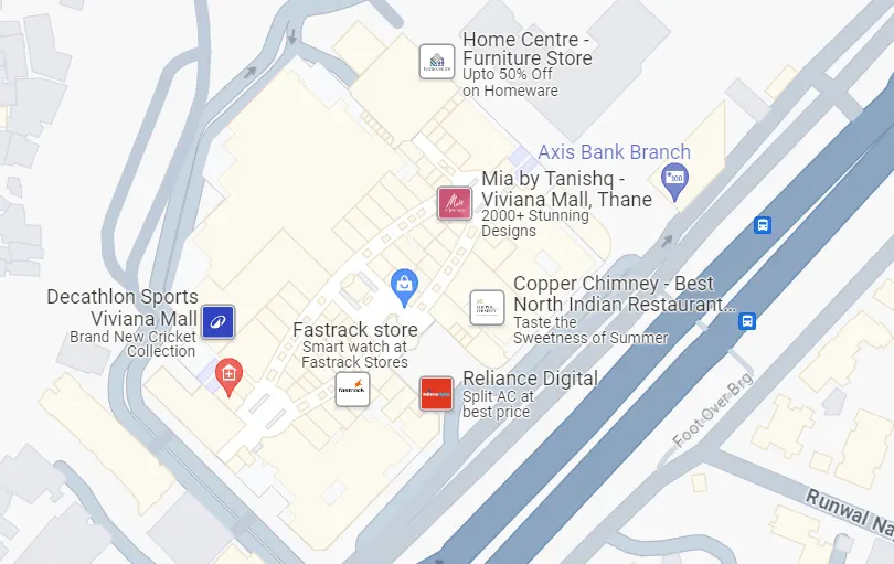 LNT Thane New Launch Location Map