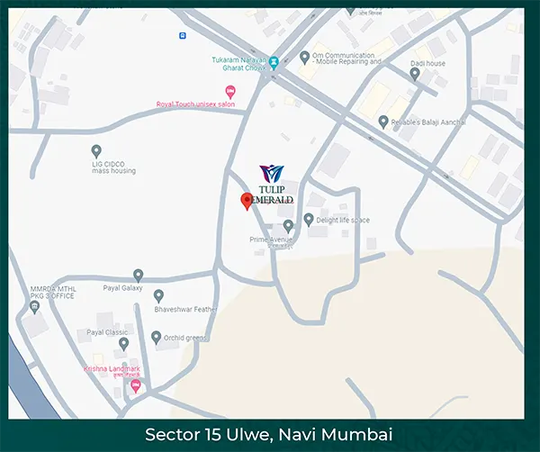 Tulip Emerald Ulwe Location Map