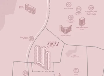 Kalpataru Advay Borivali Location Map