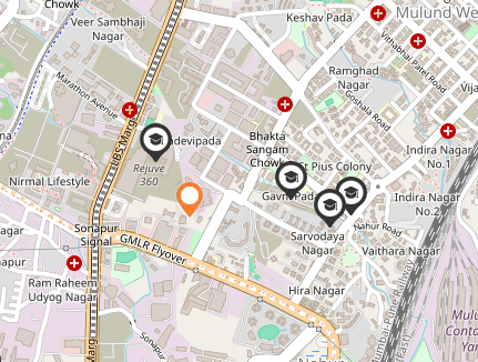 Atul Mulund Hills location map Atul Mulund Hills
