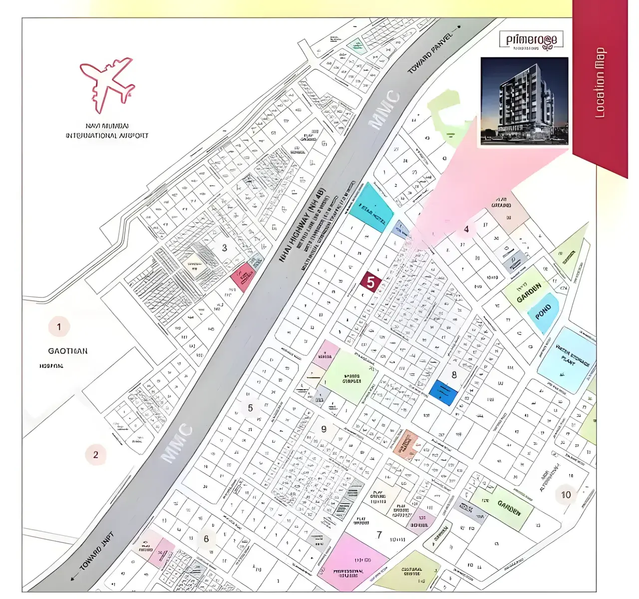 Prime Diamond Pushpak Nagar location map Prime Diamond Pushpak Nagar