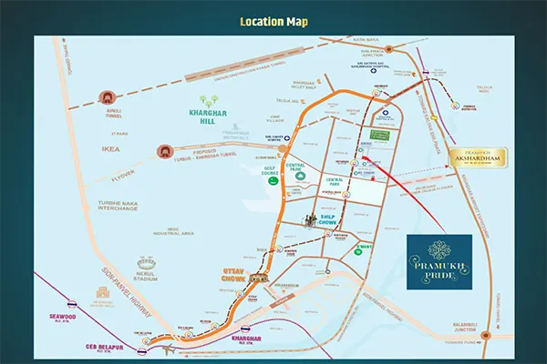Pramukh Pride Kharghar location map Pramukh Pride Kharghar