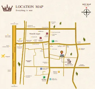Palazzo Royal Nagpur Location Map