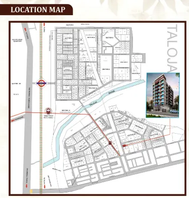 Arkan Avenue Taloja Location Map