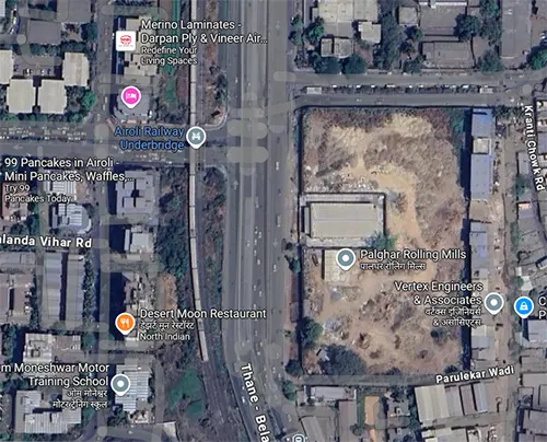 Tricity Delta Aveon City Airoli Location Map