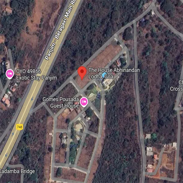 The House of Abhinandan Lodha Codename GOA Location Map