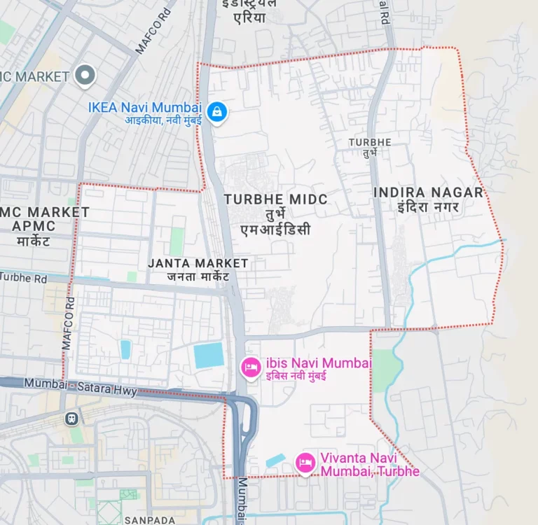Dream Gateway Turbhe Location Map