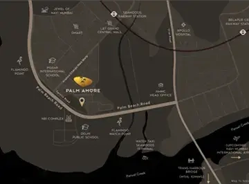 Gami Palm Amore Seawoods Location Map