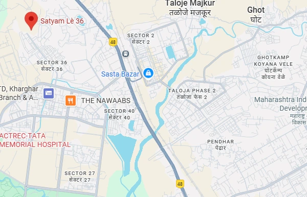 Satyam Le 36 Kharghar Location Map