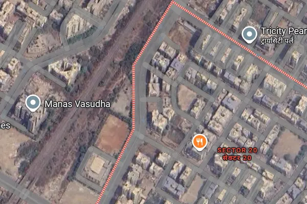 Varniraj Crest Ulwe Location Map