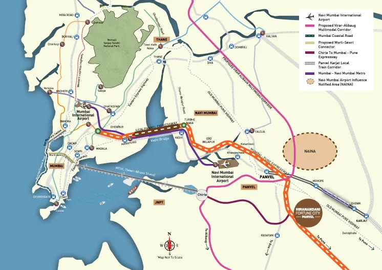 Arena Hiranandani Panvel Location Map