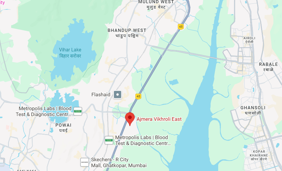 Ajmera Kannamwarnagar Location Map
