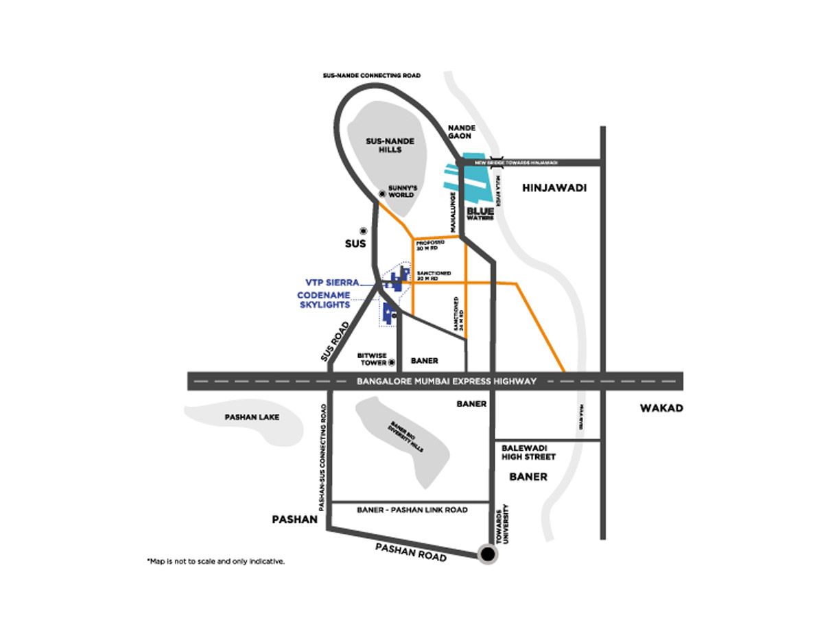 Vtp Sierra Location Map