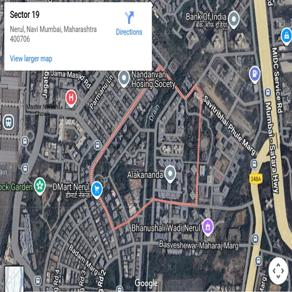 Vibrant One Nerul Location Map