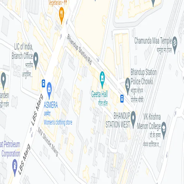Mahindra Bhandup West Location Map