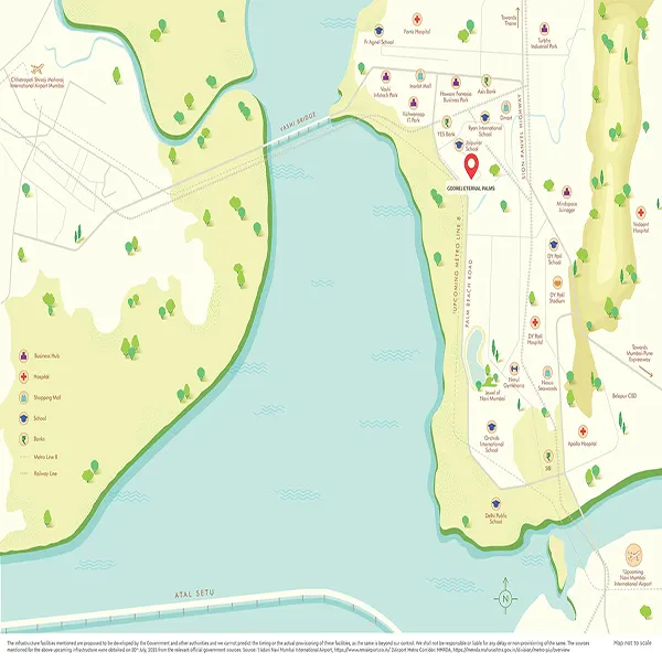 Godrej Eternal Palms Location Map