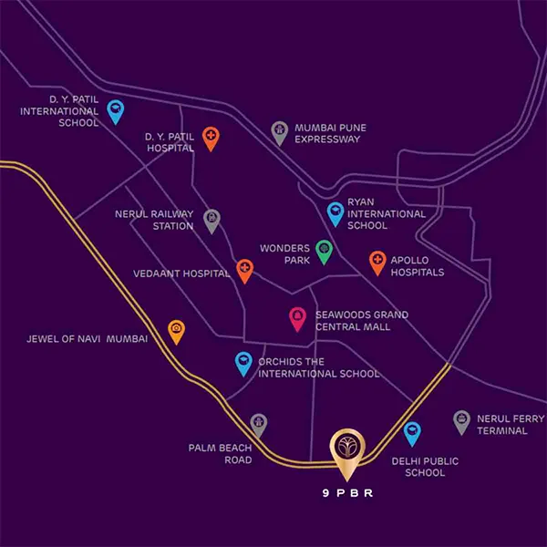 9 PBR Adani Codename Prive Location Map