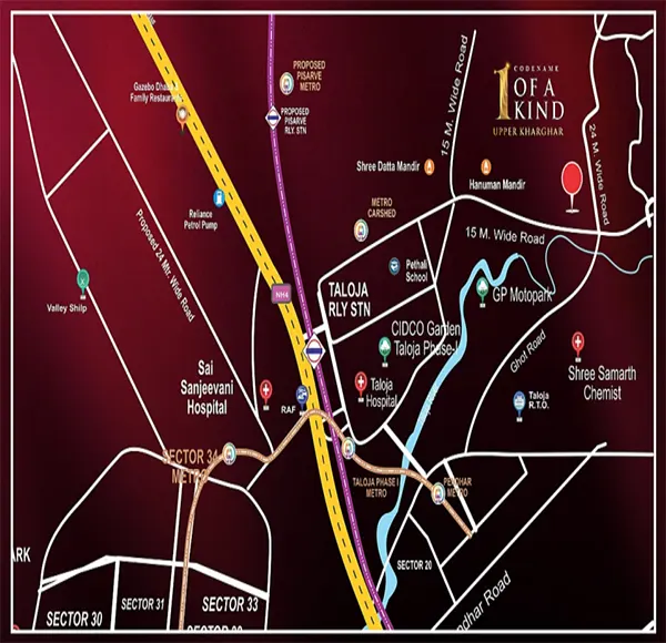 Codename 1 of a Kind Location Map