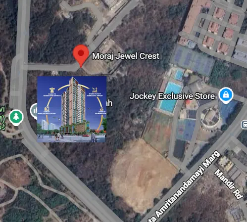 Moraj Jewel Crest Seawoods Location Map