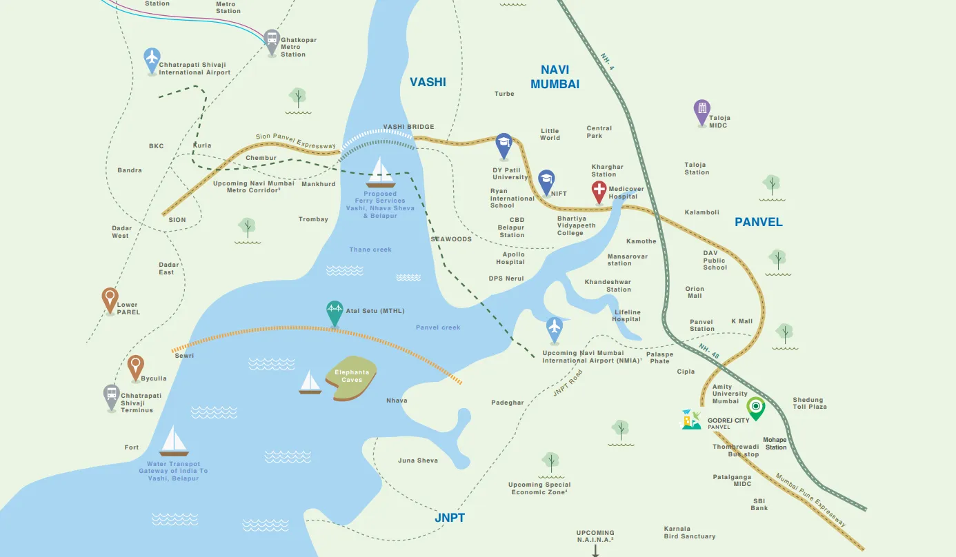 Godrej Aerophase Panvel Location Map